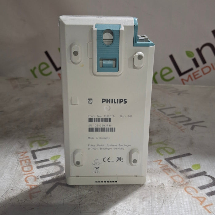Philips M3001A-A01 Fast SpO2, NIBP, ECG MMS Module