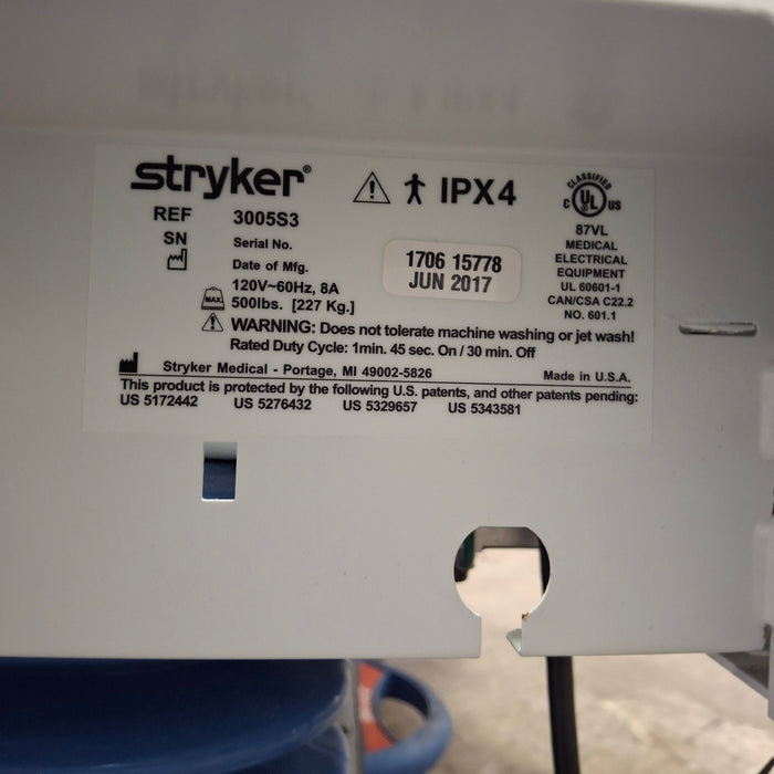 Stryker Secure III 3005 Hospital Bed