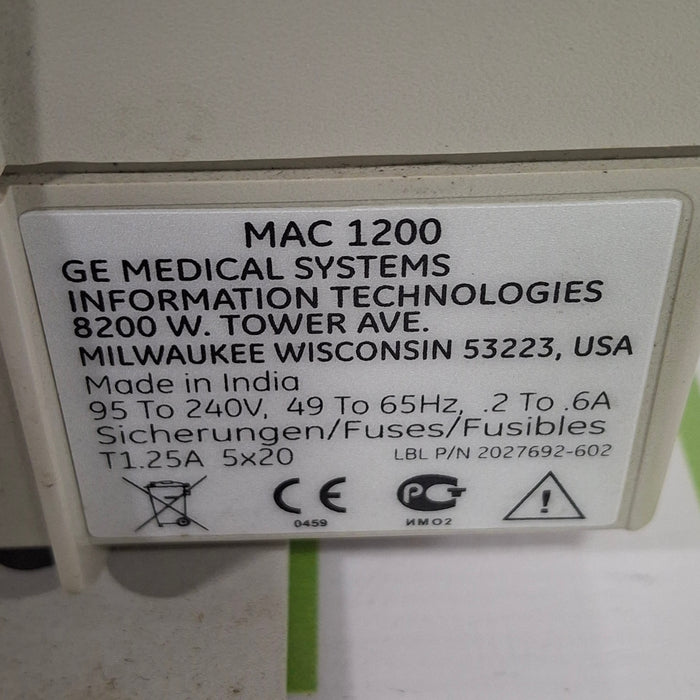 GE Healthcare MAC 1200 ECG