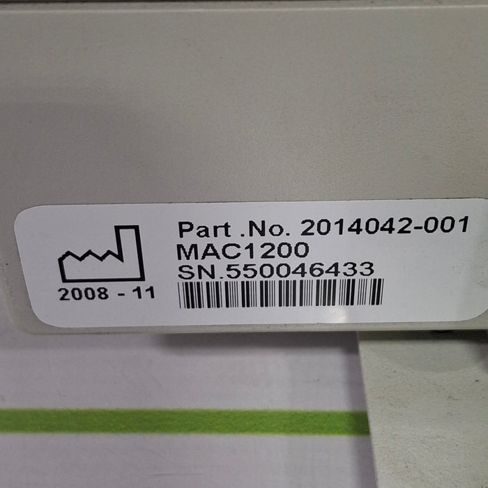 GE Healthcare MAC 1200 ECG