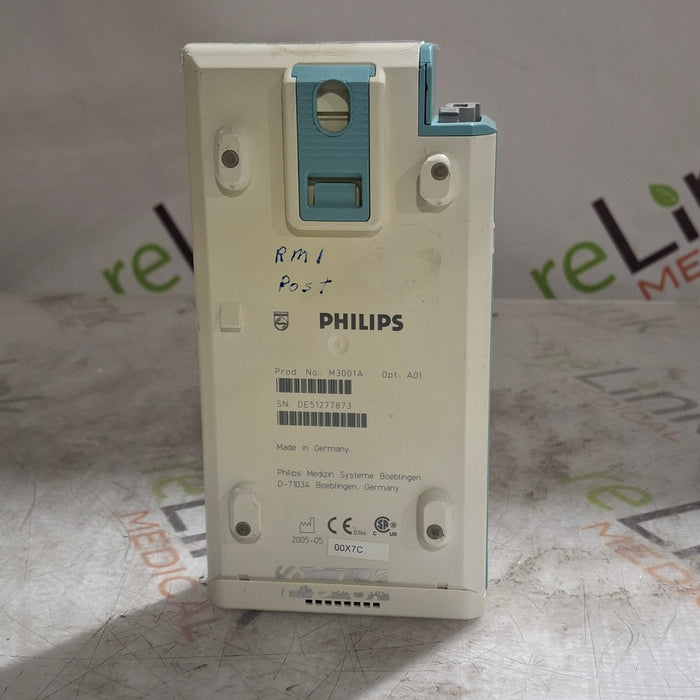 Philips M3001A-A01 Fast SpO2, NIBP, ECG MMS Module