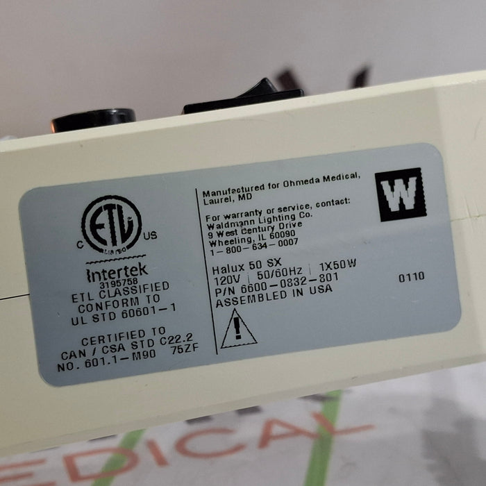 Wildman lighting Co Halux 50sx Exam light