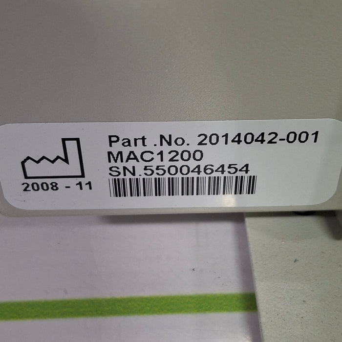 GE Healthcare MAC 1200 ECG