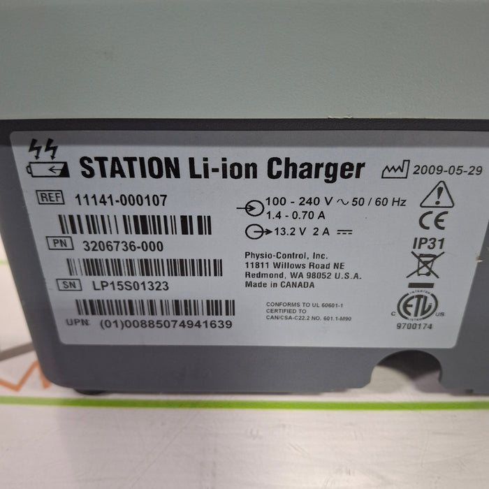 Physio-Control Lifepak 15 2-Bay Charger