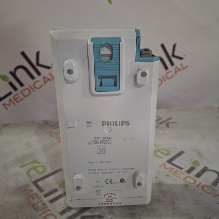 Philips M3001A-A01 Fast SpO2, NIBP, ECG MMS Module