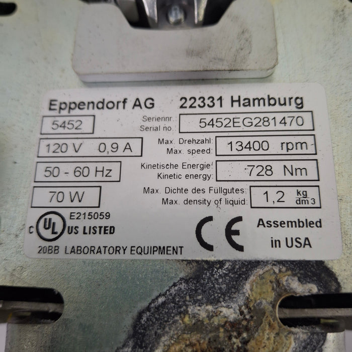 Eppendorf MiniSpin Centrifuge