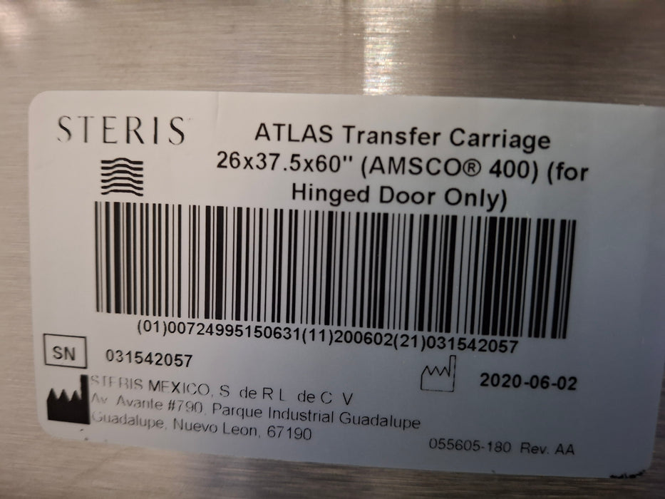 Steris Amsco Atlas Sterilizer Loading Cart