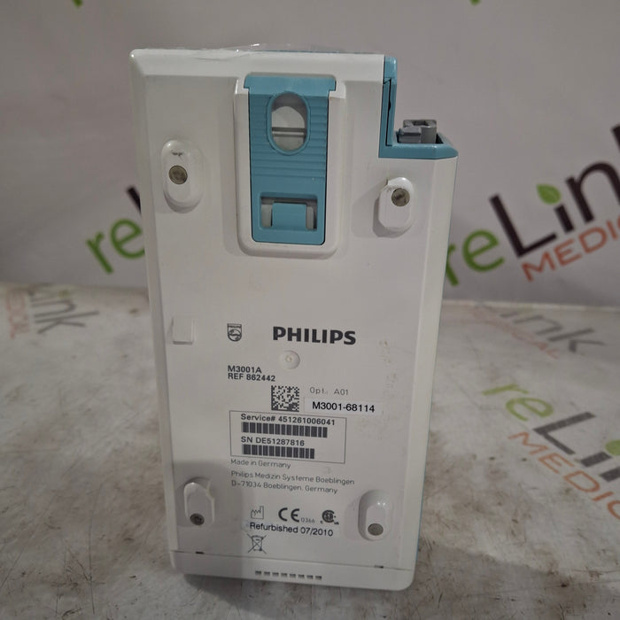 Philips M3001A-A01 Fast SpO2, NIBP, ECG MMS Module