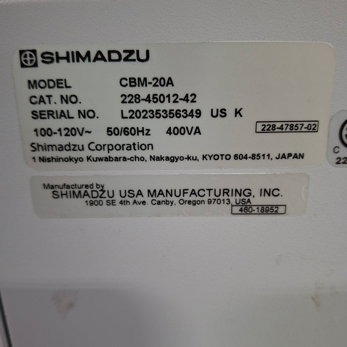 Shimadzu CBM-20A System Controller