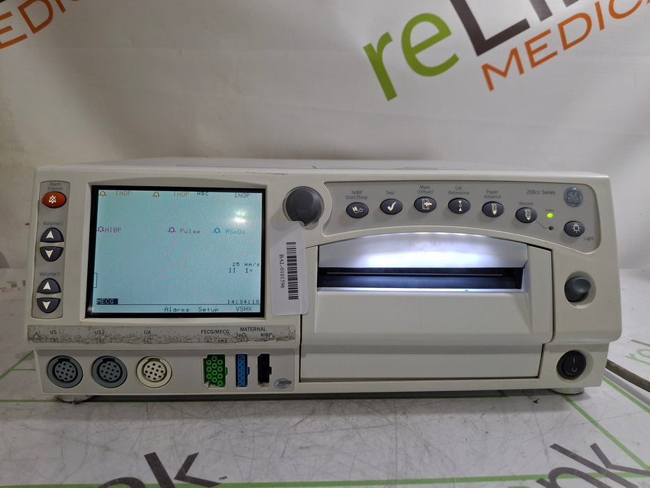 GE Healthcare Corometrics 250cx Series Model 259cx-a Fetal Monitor