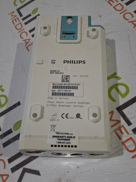 Philips M3001A-A04C06 OxiMax SpO2, NIBP, ECG, Temp, IBP MMS Module