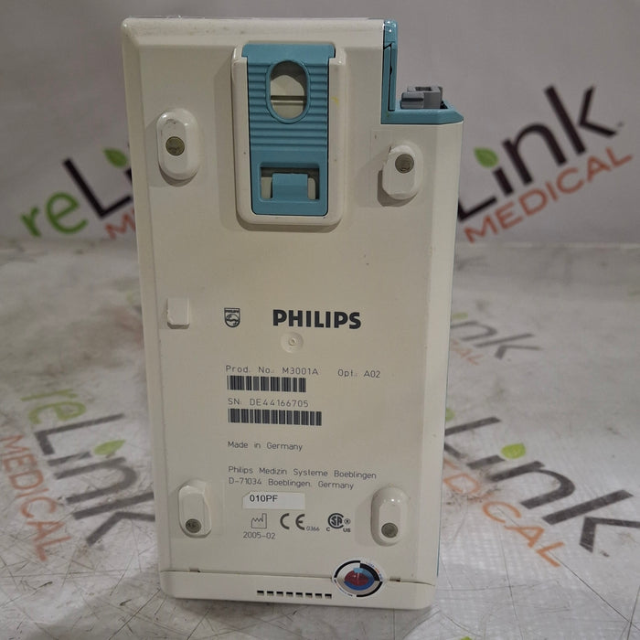 Philips M3001A-A02 OxiMax SpO2, NIBP, ECG MMS Module
