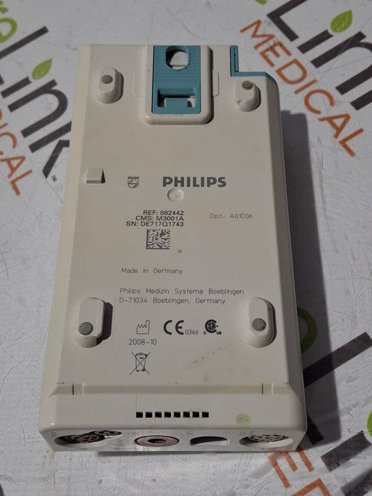 Philips M3001A-A01C06 Fast SpO2, NIBP, ECG, Temp, IBP MMS Module