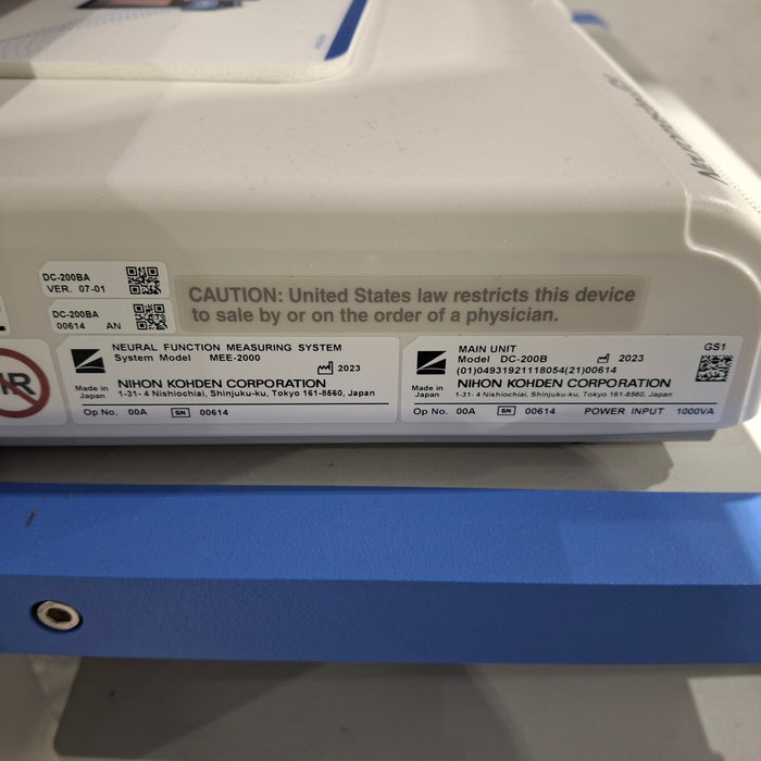 Nihon Kohden MEE-2000 Neuromaster IOM system