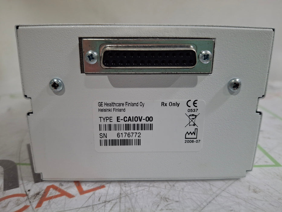 GE Healthcare E-CAiOV Gas Module