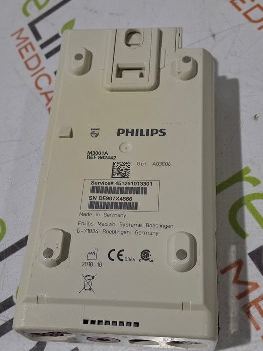 Philips M3001A-A03C06 Masimo SpO2, NIBP, ECG, Temp, IBP MMS Module