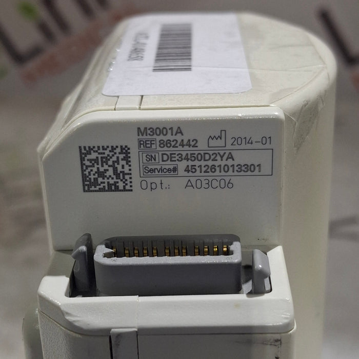 Philips M3001A-A03C06 Masimo SpO2, NIBP, ECG, Temp, IBP MMS Module