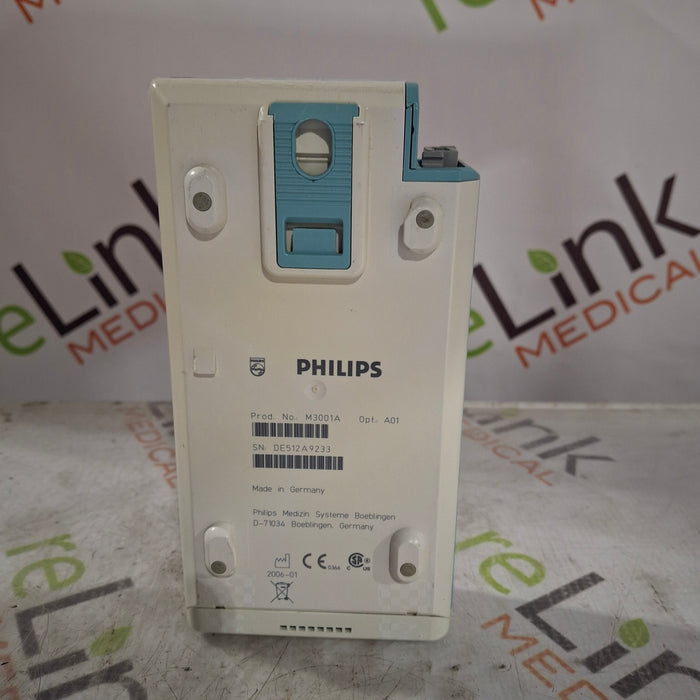 Philips M3001A-A01 Fast SpO2, NIBP, ECG MMS Module