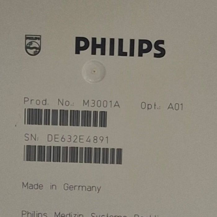 Philips M3001A-A01 Fast SpO2, NIBP, ECG MMS Module