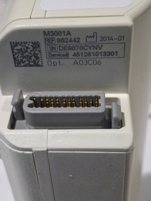 Philips M3001A-A03C06 Masimo SpO2, NIBP, ECG, Temp, IBP MMS Module