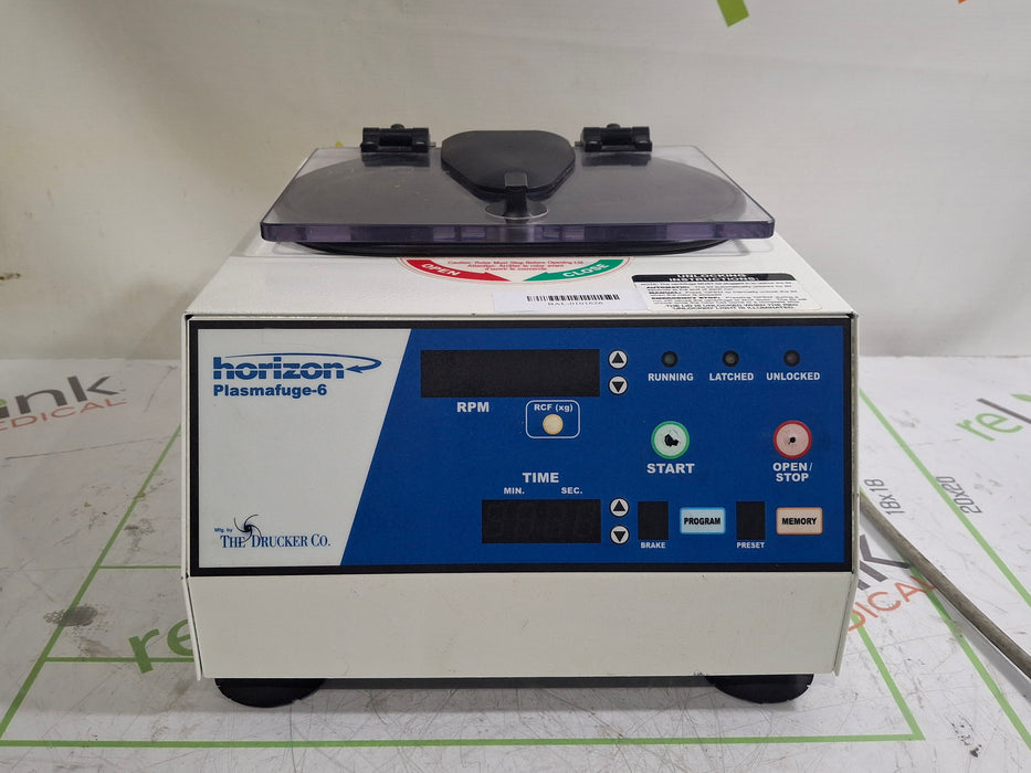 Drucker Diagnostics Horizon Plasmafuge-6 Centrifuge