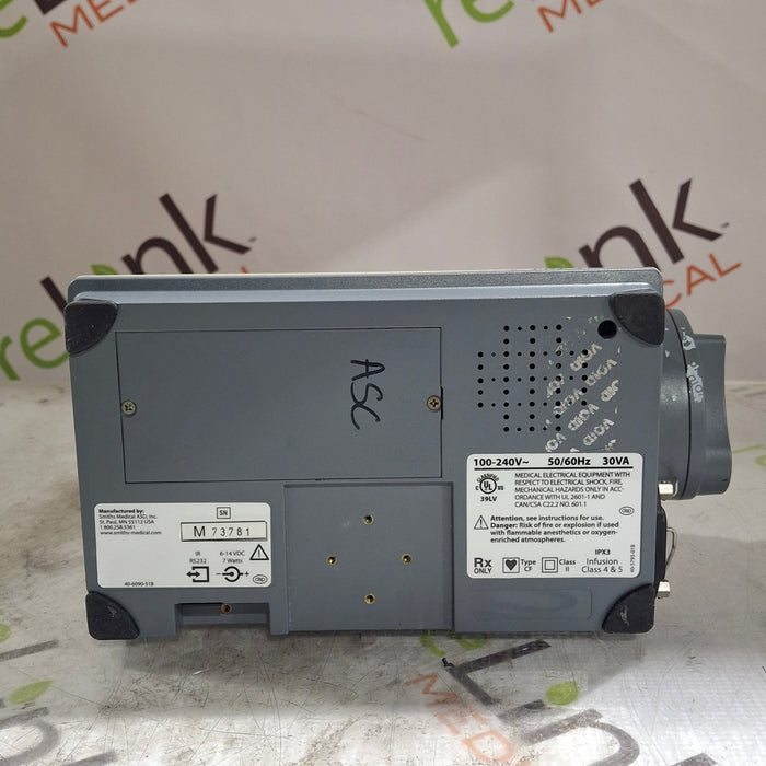 Smiths Medical Medfusion 3500 Syringe Infusion Pump