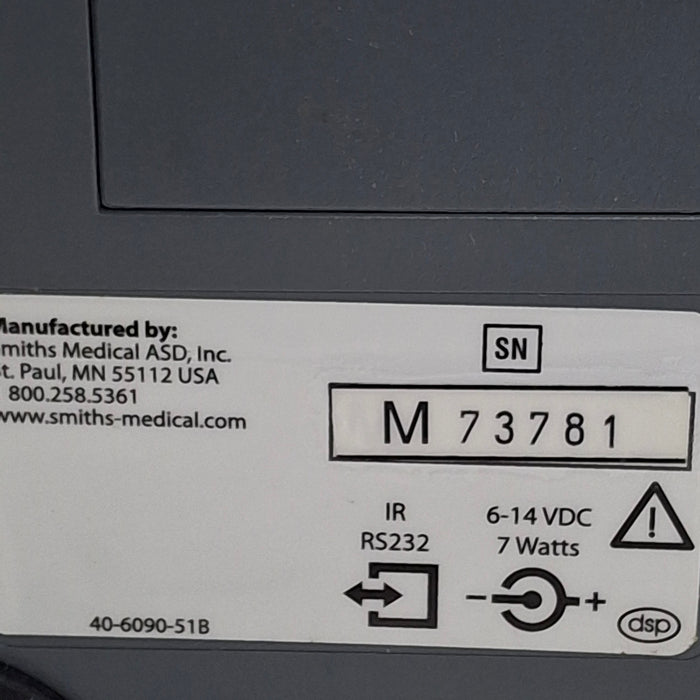 Smiths Medical Medfusion 3500 Syringe Infusion Pump