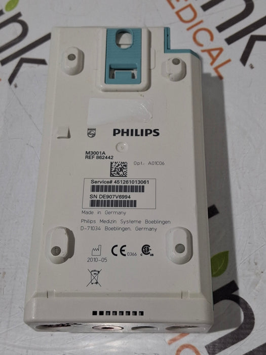 Philips M3001A-A01C06 Fast SpO2, NIBP, ECG, Temp, IBP MMS Module