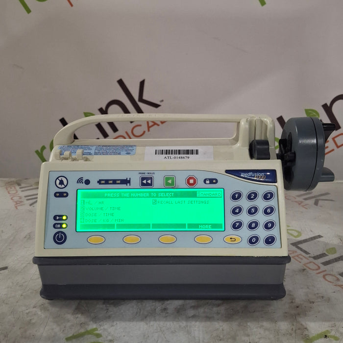 Smiths Medical Medfusion 4000 Syringe Infusion Pump
