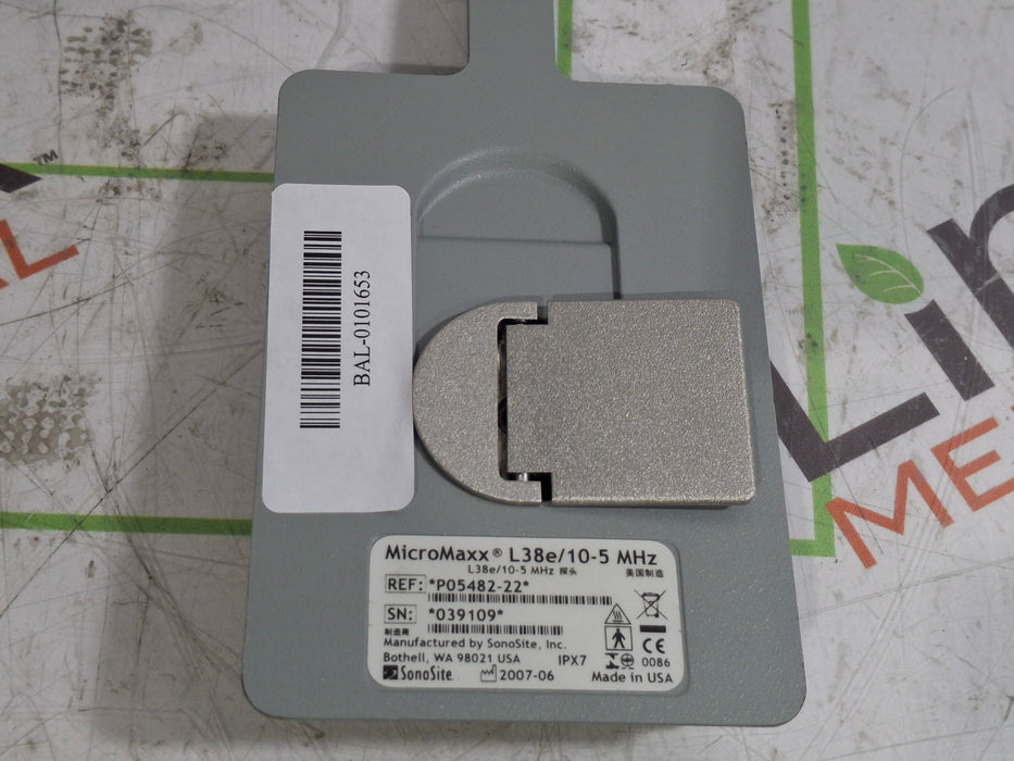 Sonosite L38e / 10-5 MHz P05482-22 Transducer