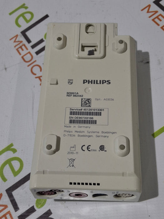 Philips M3001A-A03C06 Masimo SpO2, NIBP, ECG, Temp, IBP MMS Module