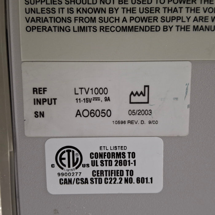 CareFusion LTV 1000 Ventilator