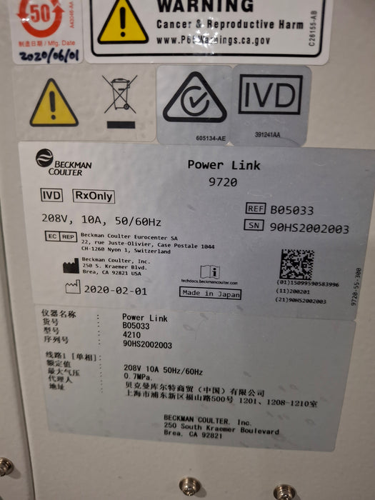 Beckman Coulter B05033 Power Link System
