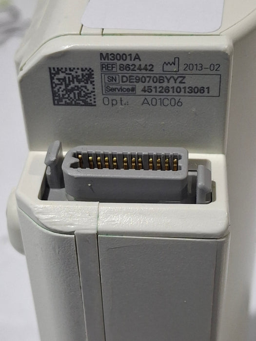 Philips M3001A-A01C06 Fast SpO2, NIBP, ECG, Temp, IBP MMS Module
