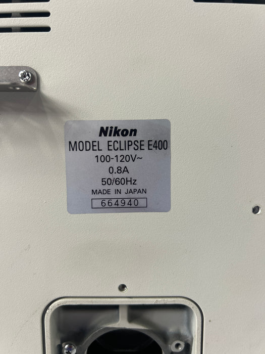 Nikon Eclipse E400 Binocular Microscope