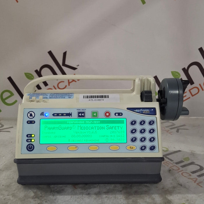 Smiths Medical Medfusion 4000 Syringe Infusion Pump