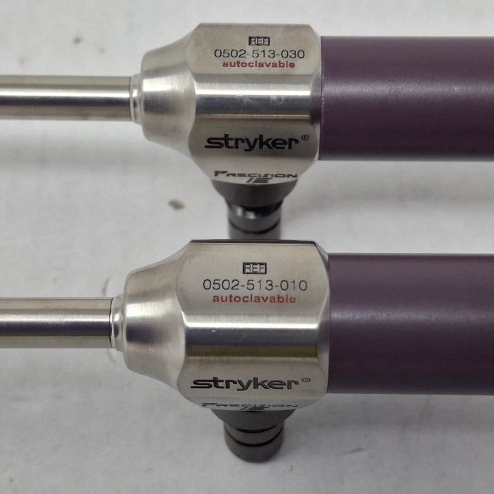 Stryker 502-513-010 0° & 502-513-030 30° Precision IE Rigid Scopes, 5.5mm