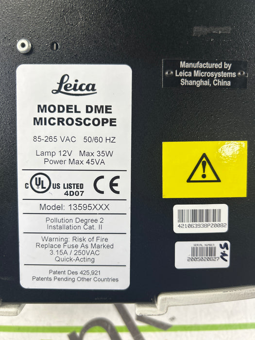 Leica DME Binocular Microscope
