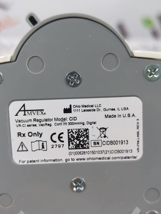 Amvex Vacuum Regulator