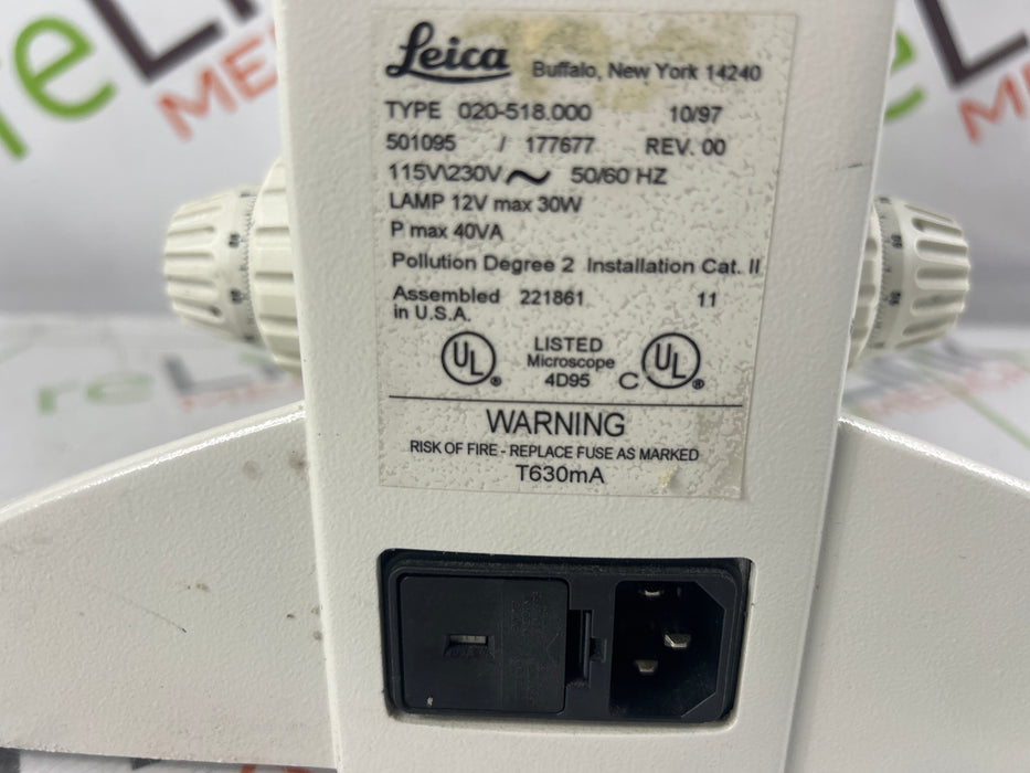 Leica DMLS Binocular Microscope