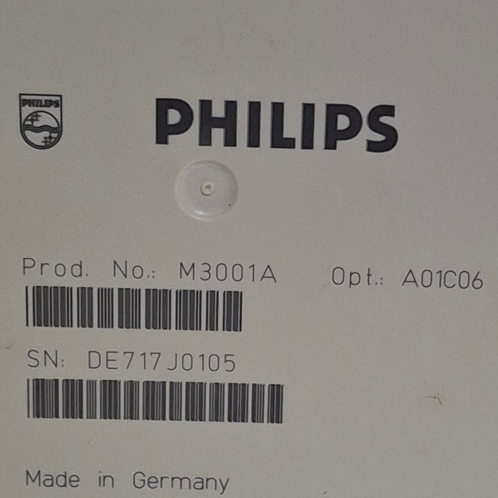 Philips M3001A-A01C06 Fast SpO2, NIBP, ECG, Temp, IBP MMS Module