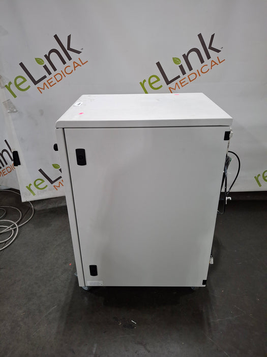 Jun-Air OF302-25M Oil Less Rocking Piston Air Compressor Cabinet Unit