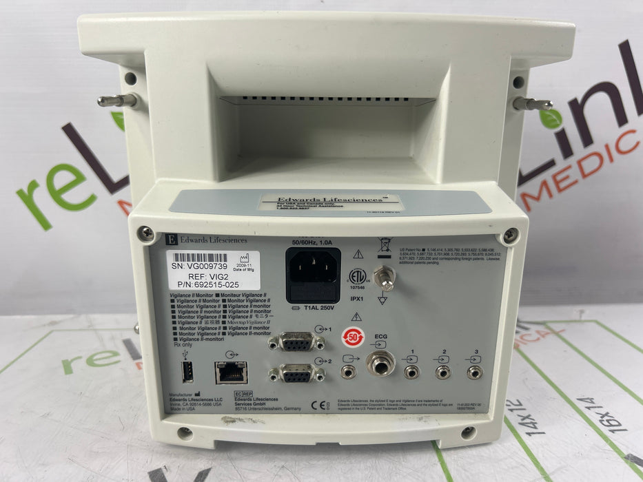 Edwards Lifesciences Vigilance II Patient Monitor