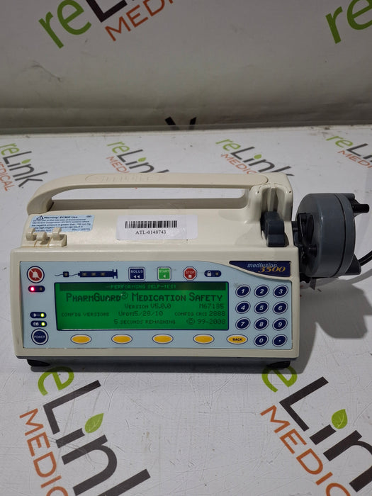 Smiths Medical Medfusion 3500 Version 5 Syringe Infusion Pump
