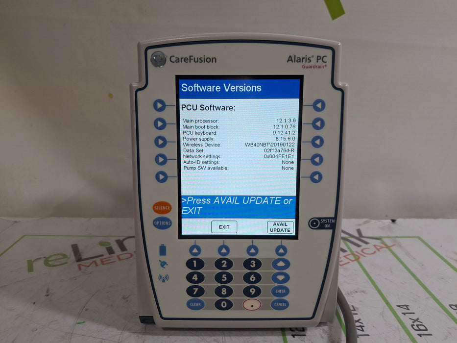 CareFusion Alaris 8015 Large Screen POC Infusion Pump