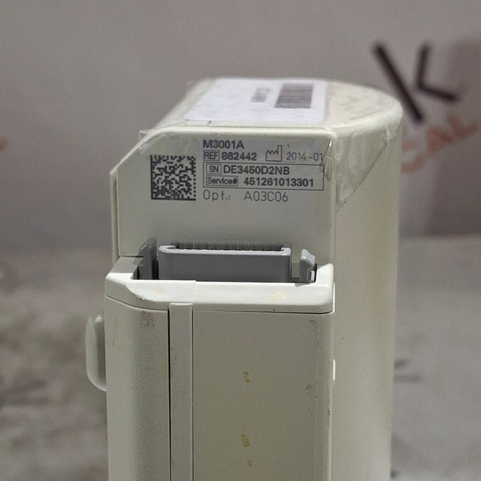 Philips M3001A-A03C06 Masimo SpO2, NIBP, ECG, Temp, IBP MMS Module