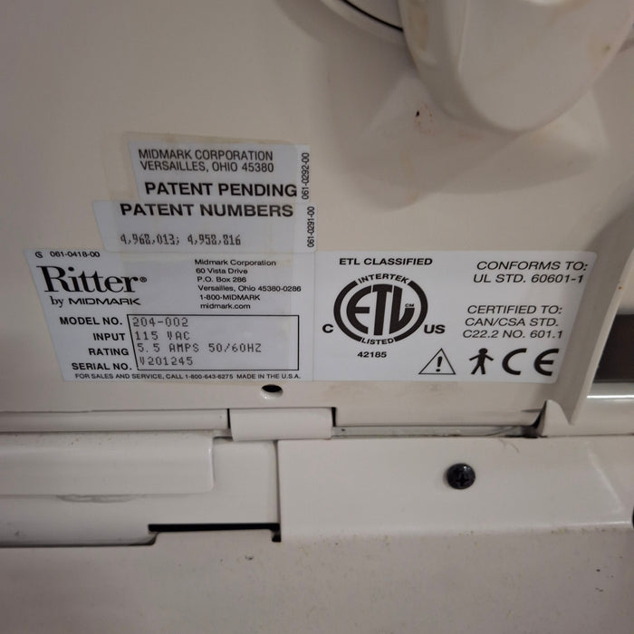 Midmark Ritter 204 Exam Table