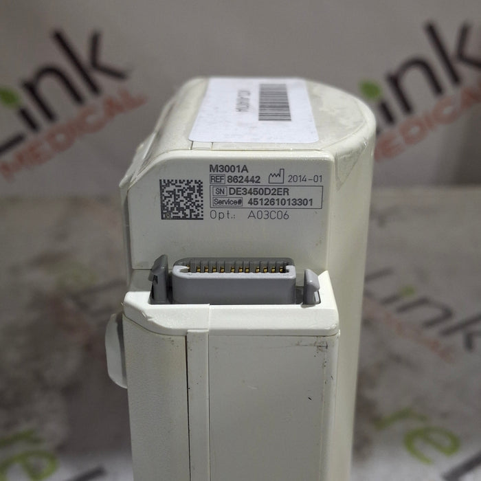 Philips M3001A-A03C06 Masimo SpO2, NIBP, ECG, Temp, IBP MMS Module