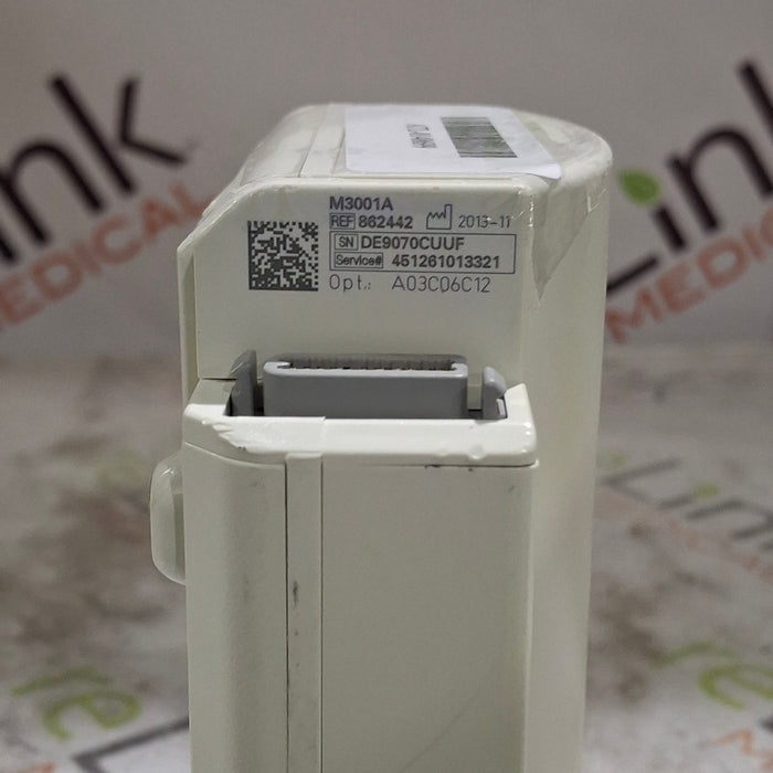 Philips M3001A-A03C06C12 Masimo SpO2, NIBP, 12 lead ECG, Temp, IBP MMS Module