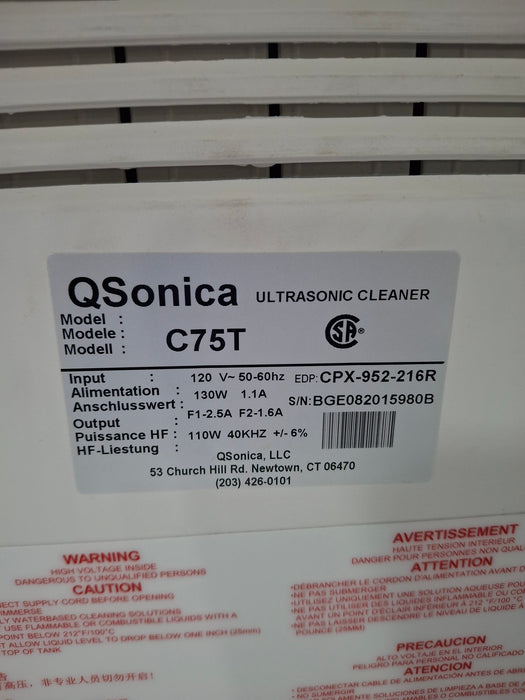 Qsonica C75T Ultrasonic cleaner